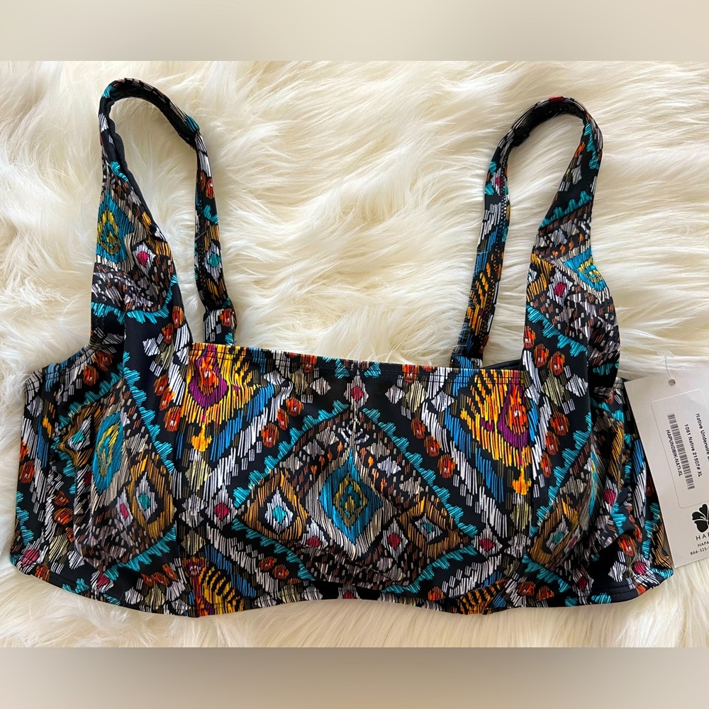 NWT Hapari Native Underwire Bikini Top size XL